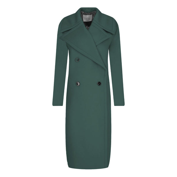 BOSS - Cappotto Ceradona - lana vergine - verde