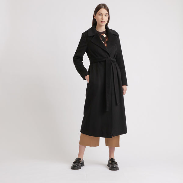 BOSS - Cappotto Chelo - 100% cashmere - nero