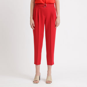 BOSS - Pantaloni Tapia - rosso