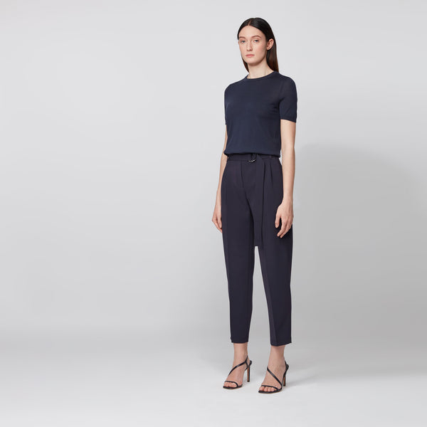 BOSS - Pantaloni Tapia - blu scuro