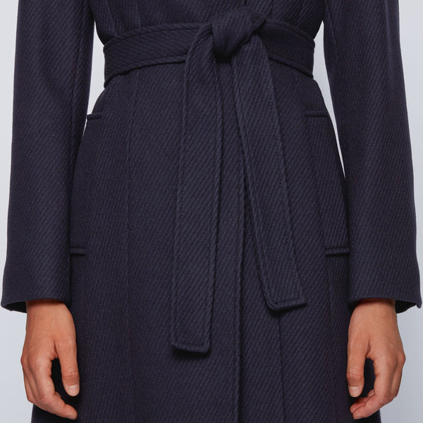 BOSS - Cappotto Cinesara - blu scuro