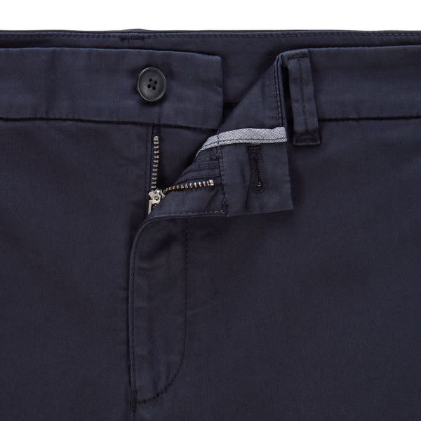 BOSS - Pantaloni Tachini - cotone - blu scuro