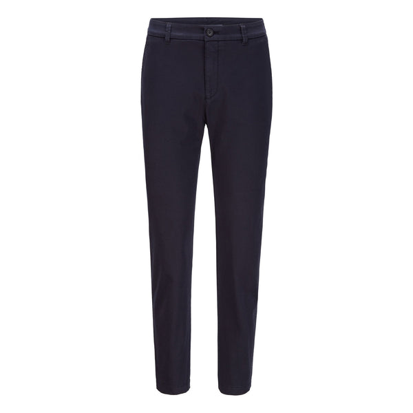 BOSS - Pantaloni Tachini - cotone - blu scuro