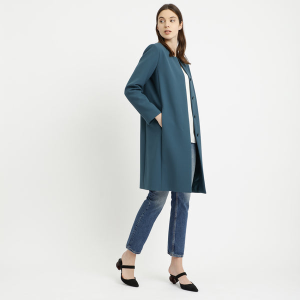BOSS - Cappotto Catary - blu petrolio