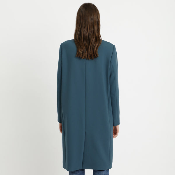 BOSS - Cappotto Catary - blu petrolio