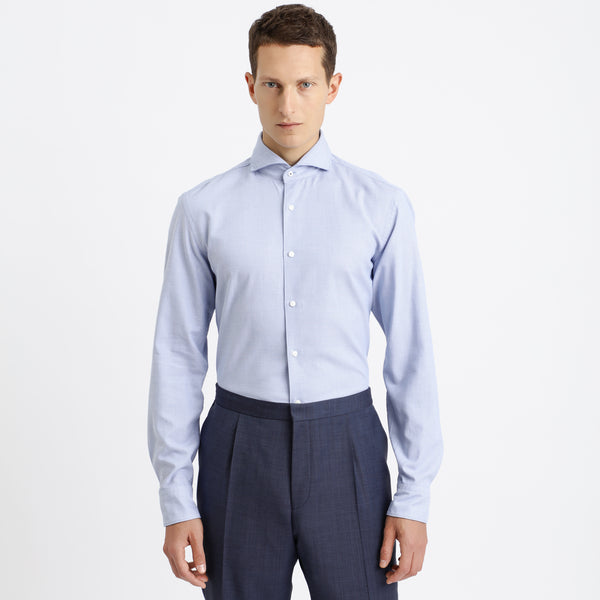 BOSS - Camicia Jemerson - 100% cotone - azzurro