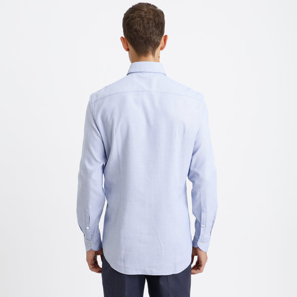 BOSS - Camicia Jemerson - 100% cotone - azzurro