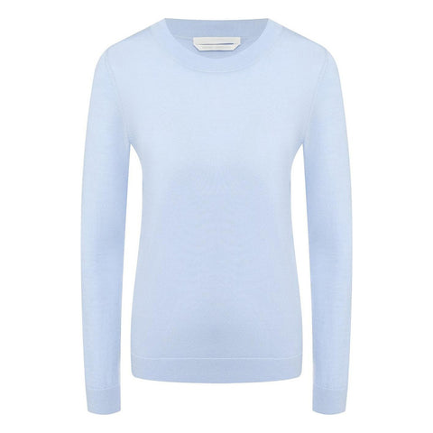 BOSS - Maglia Fippia - 100% lana vergine - azzurro