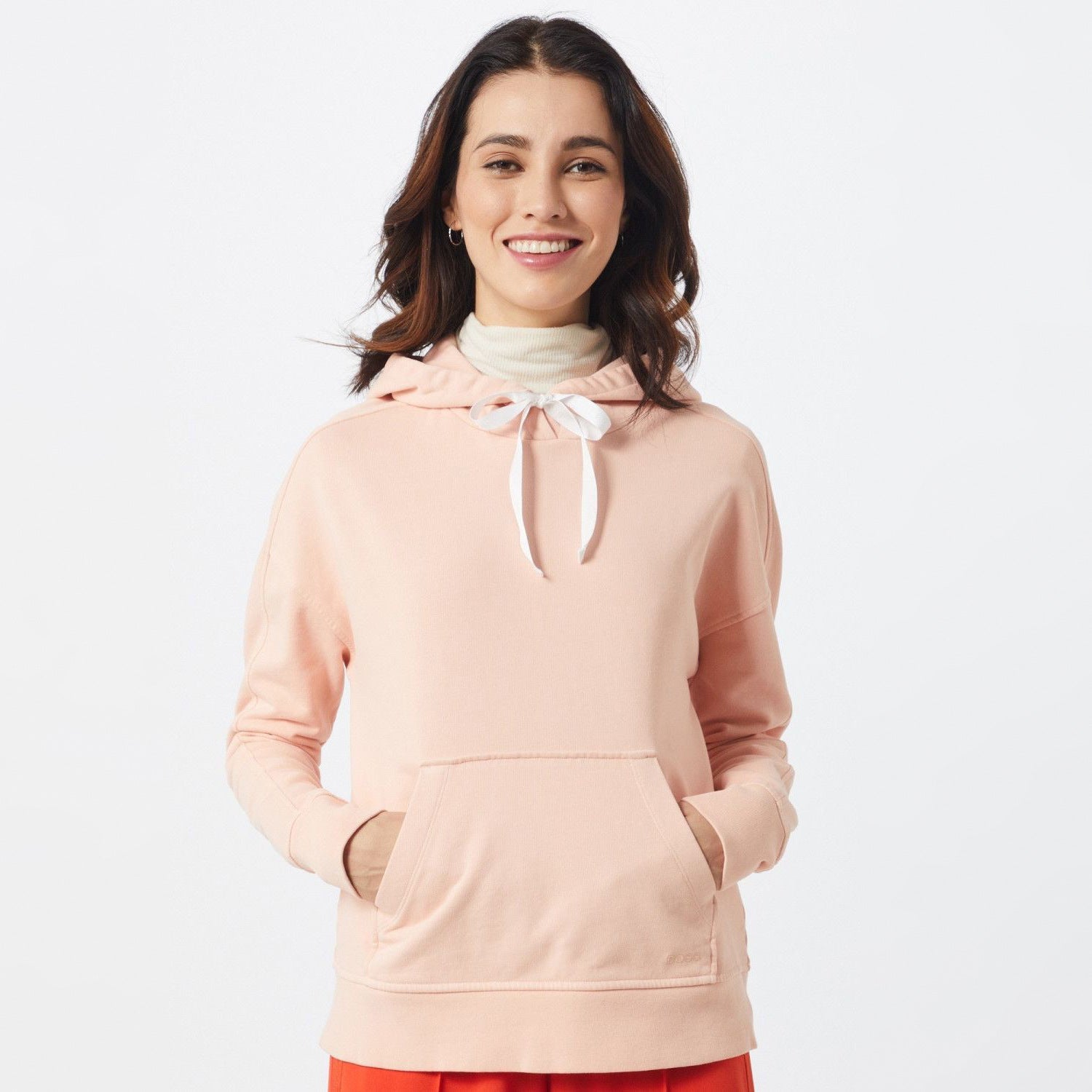 BOSS - Felpa Televi - 100% cotone - arancione chiaro