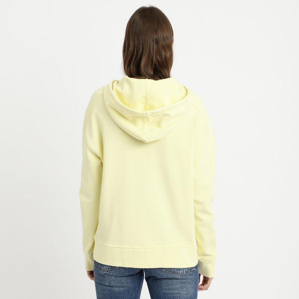 BOSS - Felpa Televi - 100% cotone - giallo chiaro