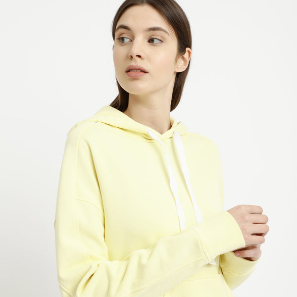 BOSS - Felpa Televi - 100% cotone - giallo chiaro