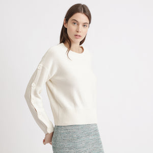 BOSS - Maglia Wendelin - cotone - bianco