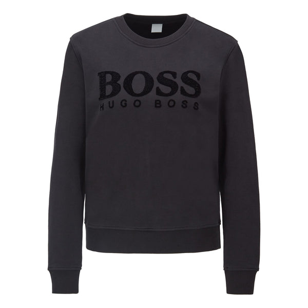 BOSS - Felpa Taloga - 100% cotone - nero