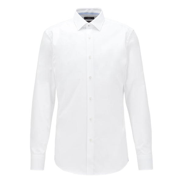 BOSS - Camicia Jesse - 100% cotone - bianco