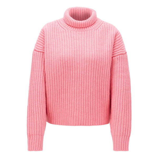 BOSS - Maglia Fizyna - lana vergine - rosa chiaro