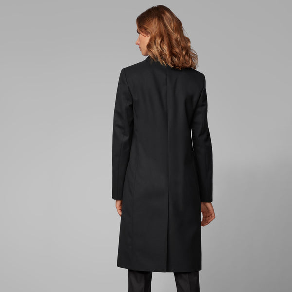 BOSS - Cappotto Cathall - 100% lana vergine - nero
