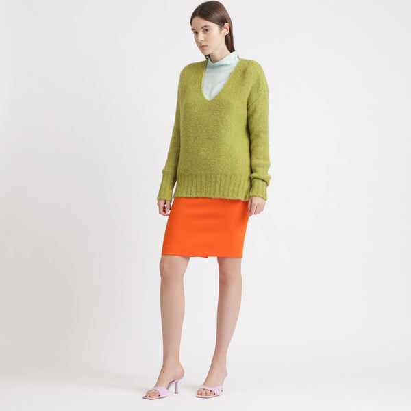 BOSS - Maglia Willallon - verde chiaro