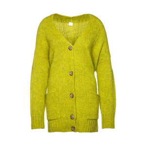 BOSS - Cardigan Wylda - verde chiaro