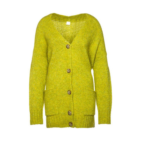 BOSS - Cardigan Wylda - verde chiaro
