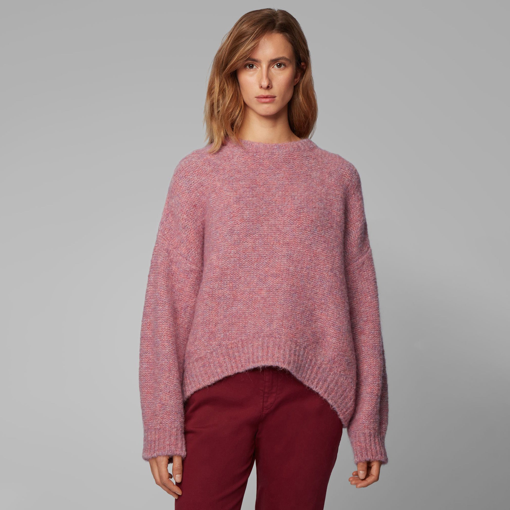 BOSS - Maglia Wenna - rosa chiaro