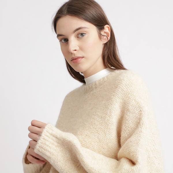 BOSS - Maglia Wenna - beige