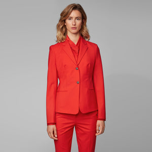 BOSS - Blazer Jatinda - lana vergine - rosso