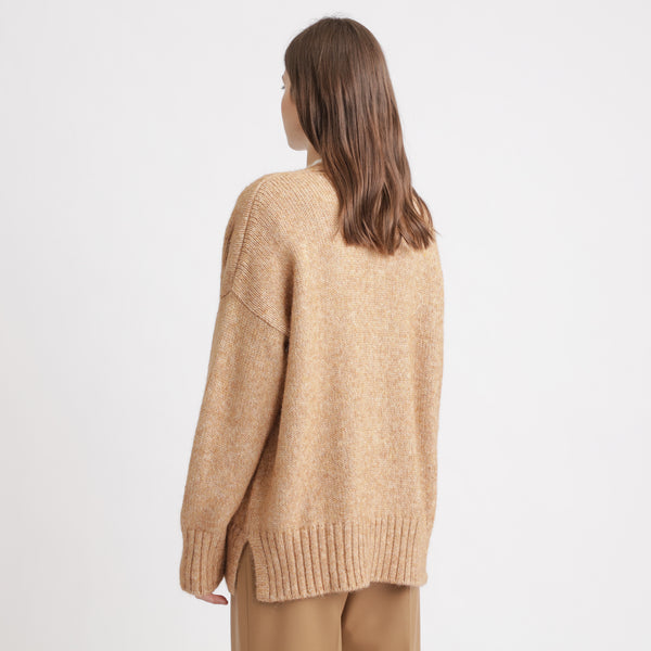 BOSS - Cardigan Izzulla - color cammello