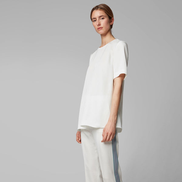 BOSS - blusa Isuana - bianco