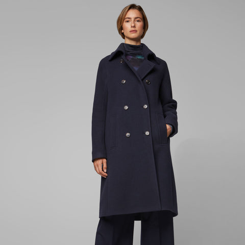 BOSS - Cappotto Comara - blu scuro
