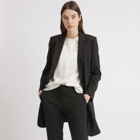 BOSS - Blazer Janufana - lana vergine - nero