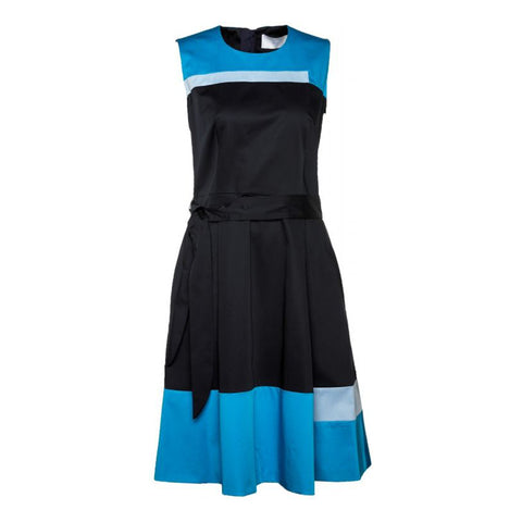 BOSS - Abito Dadesa - cotone - blu