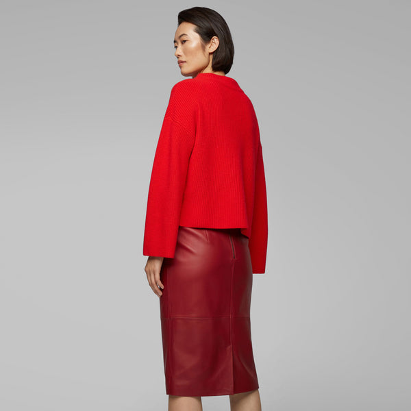 BOSS - Maglia Faurora - 100% cashmere - rosso
