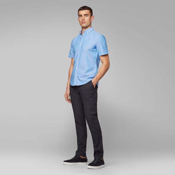 BOSS - Camicia Roddy - slim fit - blu