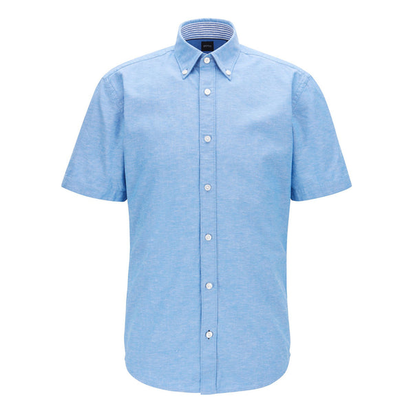 BOSS - Camicia Roddy - slim fit - blu