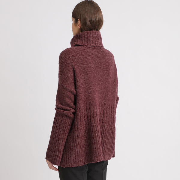 BOSS - Maglia Wuttema - rosso scuro