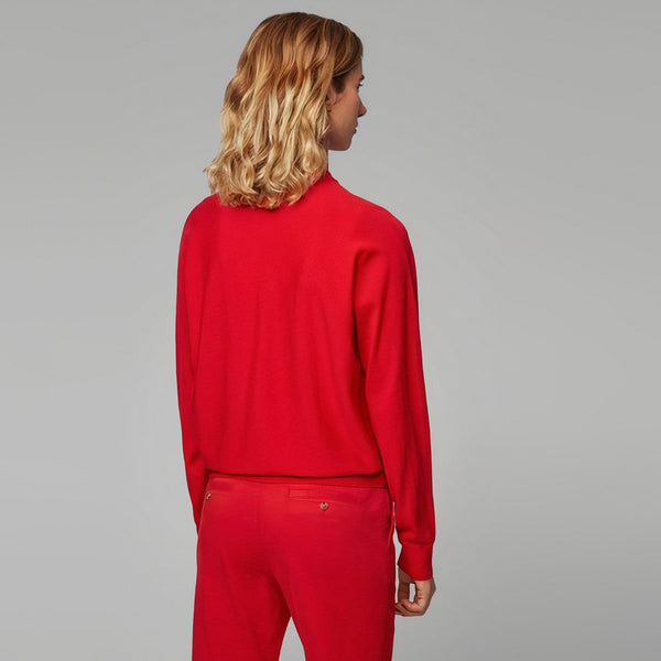 BOSS - Maglia Walci - rosso scuro