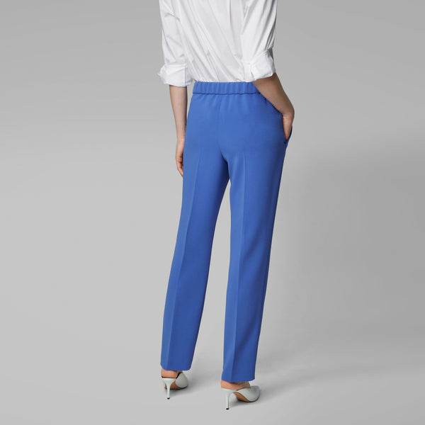 BOSS - Pantaloni da abito Takali - blu