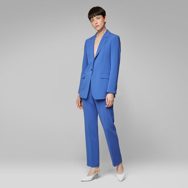 BOSS - Pantaloni da abito Takali - blu