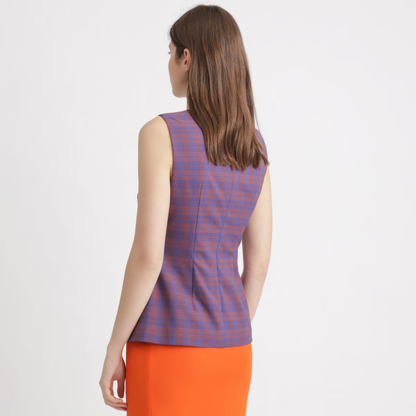 BOSS - blusa Irmala - cotone - multicolore