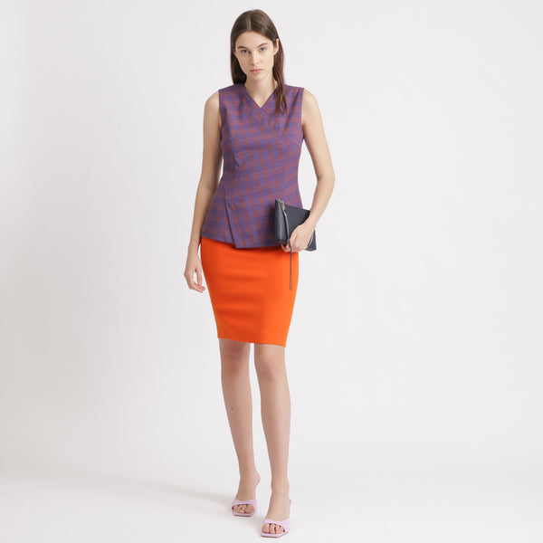 BOSS - blusa Irmala - cotone - multicolore