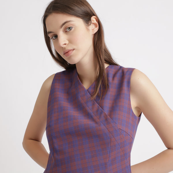 BOSS - blusa Irmala - cotone - multicolore