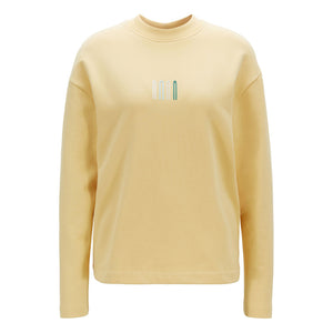 BOSS - Felpa Teglossy - 100% cotone - giallo chiaro