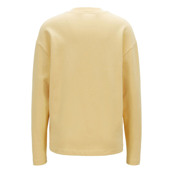 BOSS - Felpa Teglossy - 100% cotone - giallo chiaro