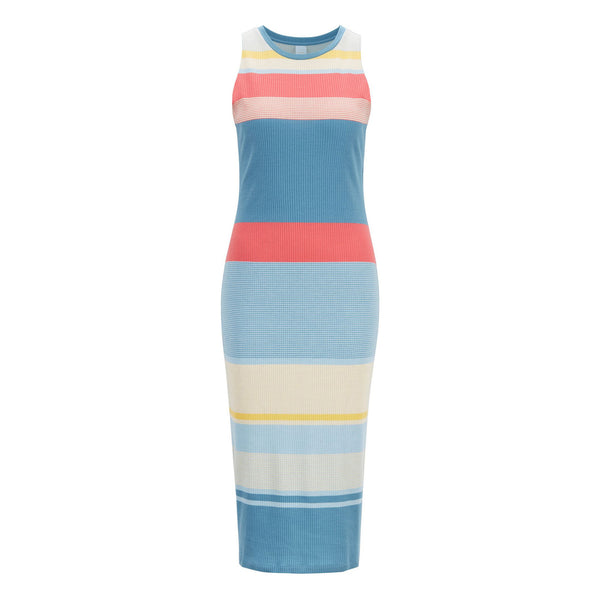 BOSS - Abito Davictoria - blu e multicolore