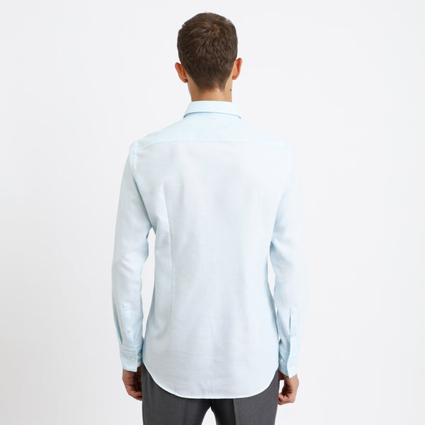 BOSS - Camicia Jack - 100% cotone - azzurro