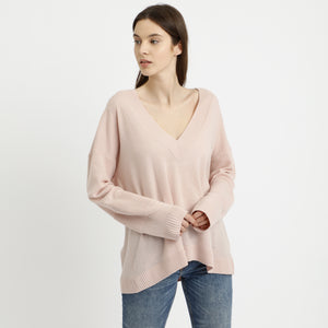 BOSS - Maglia Wizana - 100% cashmere - rosa