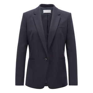 BOSS - Blazer Janufa - lana vergine - blu scuro