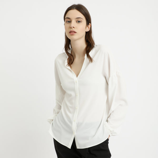 BOSS - Blusa Baleso - bianco
