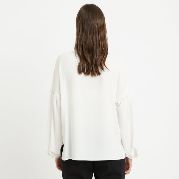 BOSS - Blusa Baleso - bianco