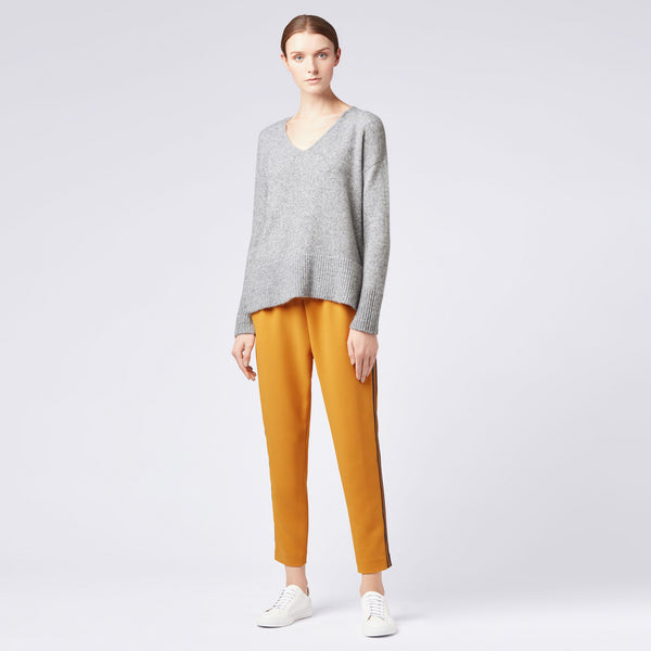 BOSS - Maglia Ilallon - grigio